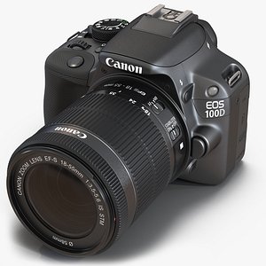 3d canon eos 100d model