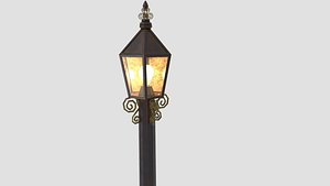 3D streetlamp lamp
