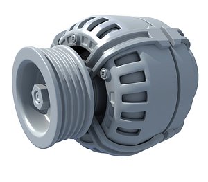 3D engine alternator