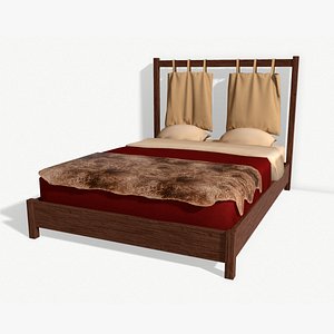 3D furniture october bed model