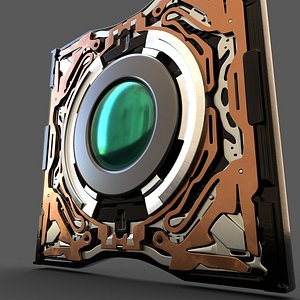 3D camera lens model