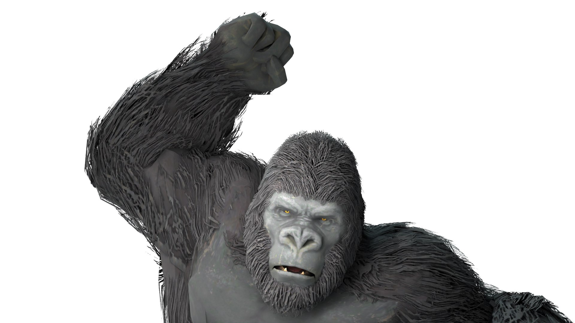 3D King Kong Gorilla Ultra Detailed 3D Model Fully Rigged 150 Animations https://p.turbosquid.com/ts-thumb/oW/HCF2r0/rw/image3/png/1763989501/1920x1080/fit_q87/03d7700acf76eb0be39cd0a866f7442f46c9bc19/image3.jpg