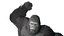 King Kong Gorilla Ultra Detailed 3D Model Fully Rigged 150 Animations