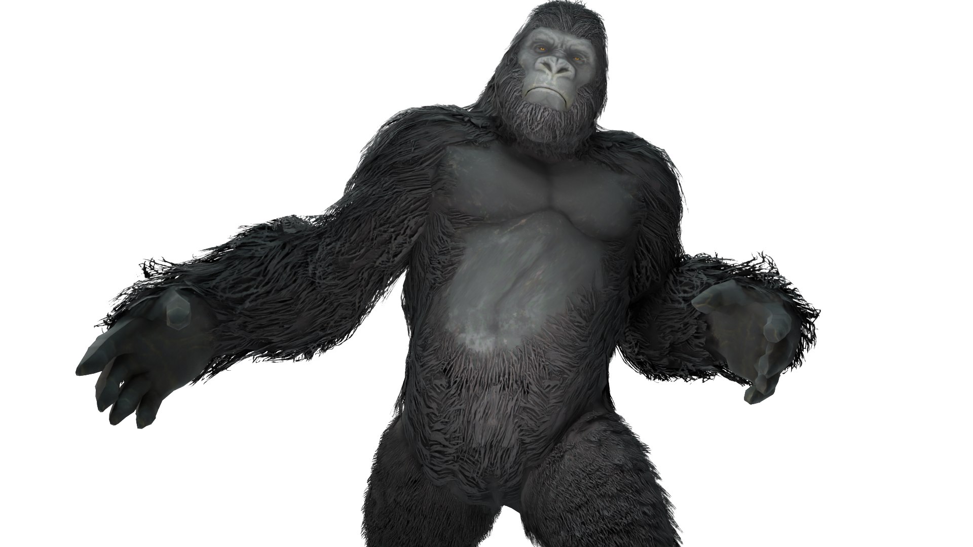 3D King Kong Gorilla Ultra Detailed 3D Model Fully Rigged 150 Animations https://p.turbosquid.com/ts-thumb/oW/HCF2r0/sw/image7/png/1763989559/1920x1080/fit_q87/a33e95ed523198fd6b758441f5d31a4bb6857550/image7.jpg