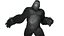 King Kong Gorilla Ultra Detailed 3D Model Fully Rigged 150 Animations