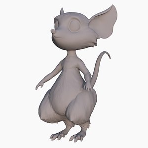 3D cartoon mouse model