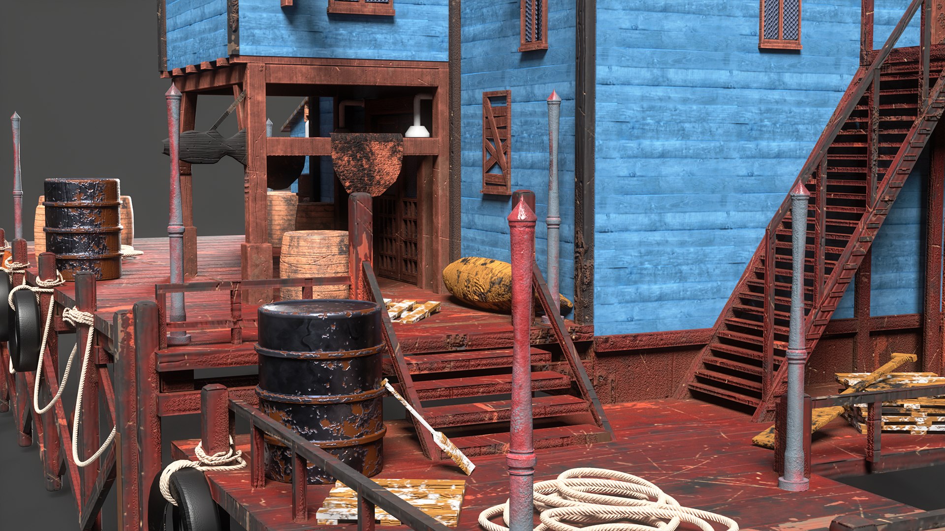 Fishing Bait Shop  Low Poly Game-Ready 3D Model Maya  Substance Painter 3D model https://p.turbosquid.com/ts-thumb/oW/Hka9PL/zd/2/png/1754508398/1920x1080/fit_q87/eea33d205216f5e243f82074f5d6d6b6bc4178ea/2.jpg