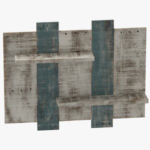 3D shelving bath model