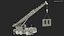Guindaste compacto Liebherr com parede de concreto armado