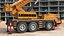 Guindaste compacto Liebherr com parede de concreto armado
