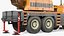 Guindaste compacto Liebherr com parede de concreto armado
