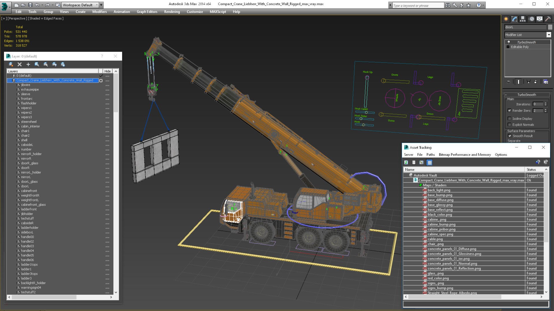 Compact Crane Liebherr with Concrete Wall Rigged 3D model https://p.turbosquid.com/ts-thumb/oW/NOwquS/fM/compactcraneliebherrwithconcretewallriggedmb3dmodel030/jpg/1645782163/1920x1080/fit_q87/47fd6ff78e8a61c7286a9f46d1dee035938aaf11/compactcraneliebherrwithconcretewallriggedmb3dmodel030.jpg
