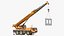 Guindaste compacto Liebherr com parede de concreto armado