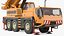 Guindaste compacto Liebherr com parede de concreto armado