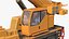 Guindaste compacto Liebherr com parede de concreto armado
