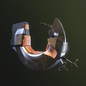 Bloodfin speeder Star Wars 3D model