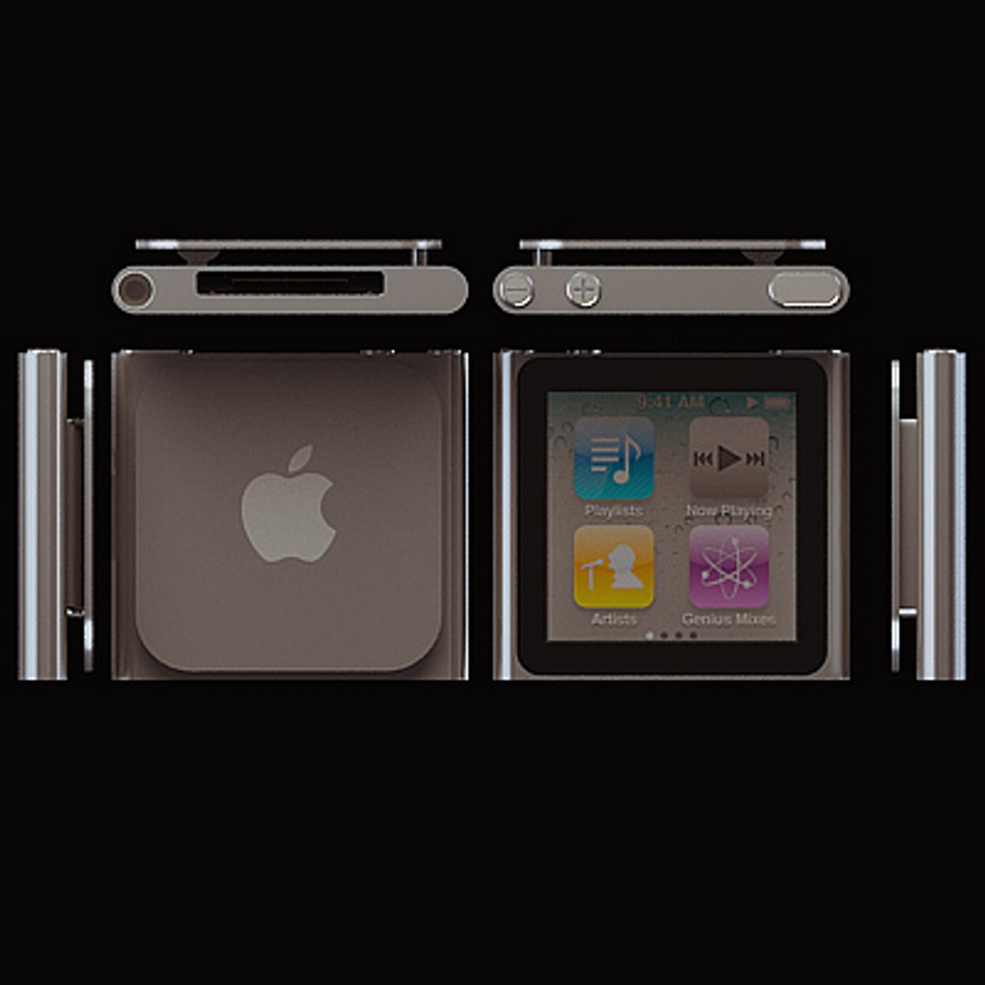 New Ipod Nano 3d Model