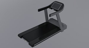 3D Treadmill Gym Equipment model
