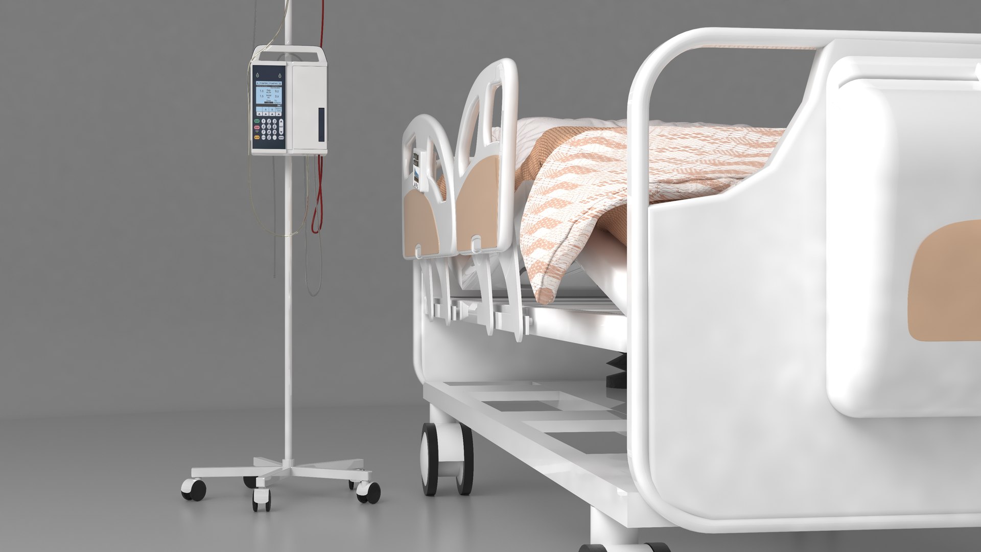 3D Moveable Operating Bed Model - TurboSquid 2058927