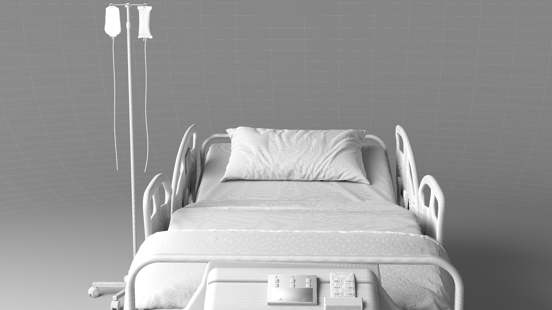 3D Moveable Operating Bed Model - TurboSquid 2058927