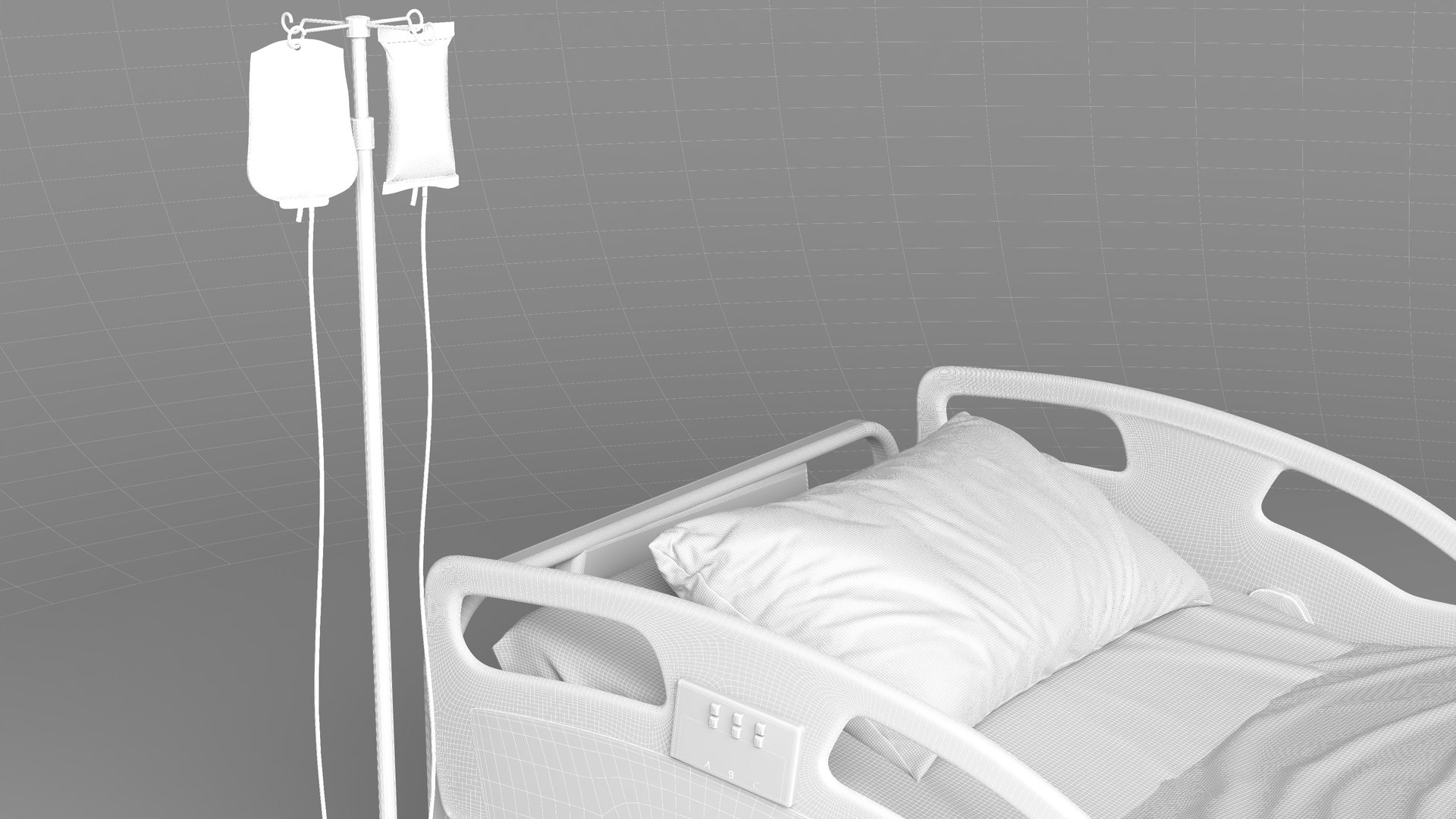 3D Moveable Operating Bed Model - TurboSquid 2058927