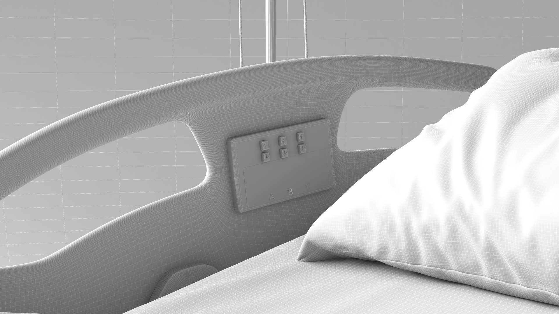 3D Moveable Operating Bed Model - TurboSquid 2058927