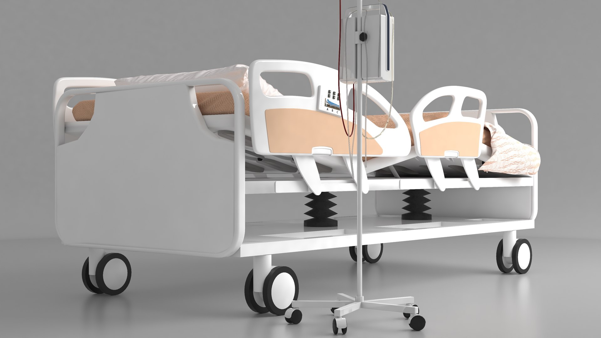 3D Moveable Operating Bed Model - TurboSquid 2058927