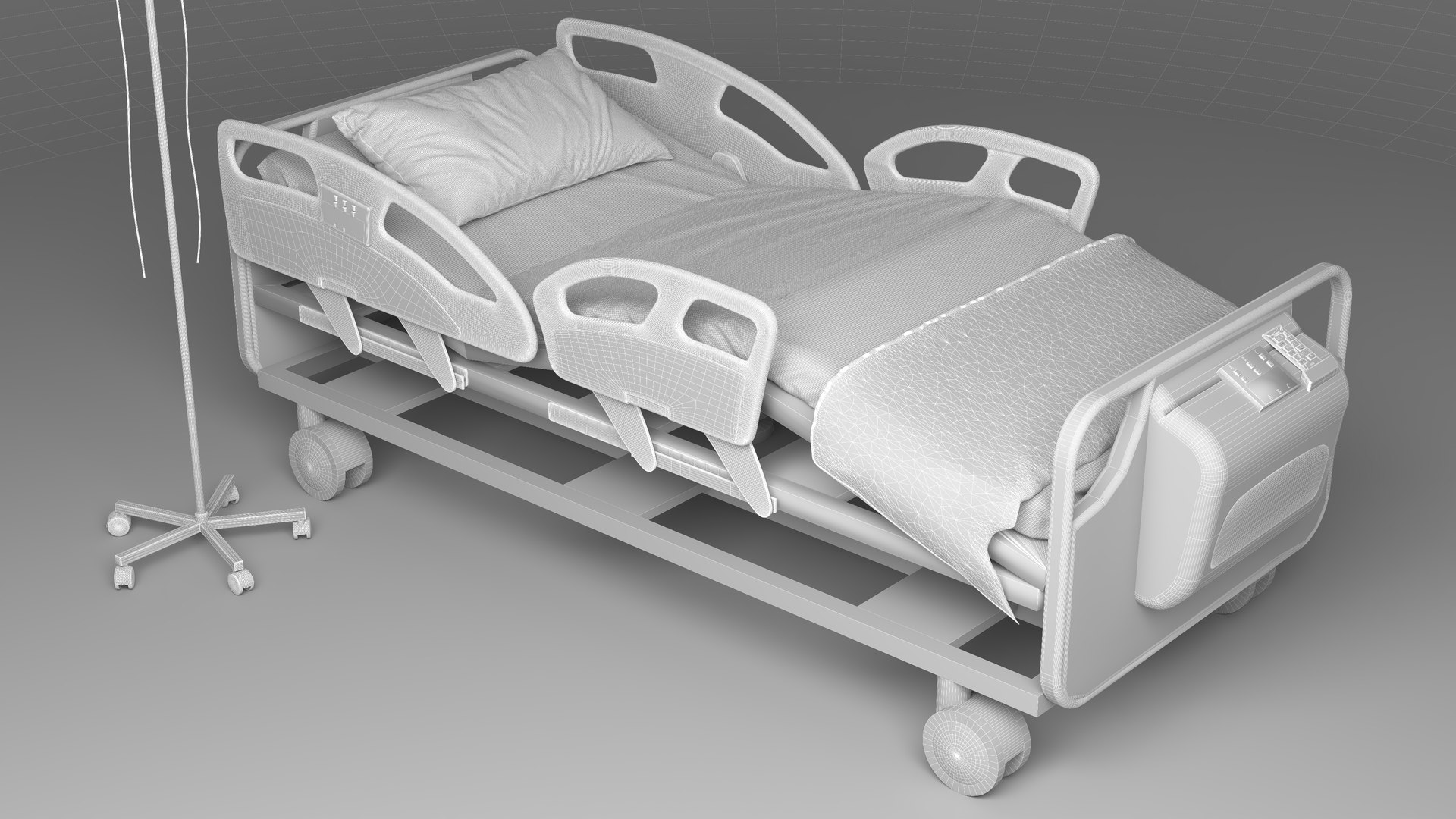 3D Moveable Operating Bed Model TurboSquid 2058927