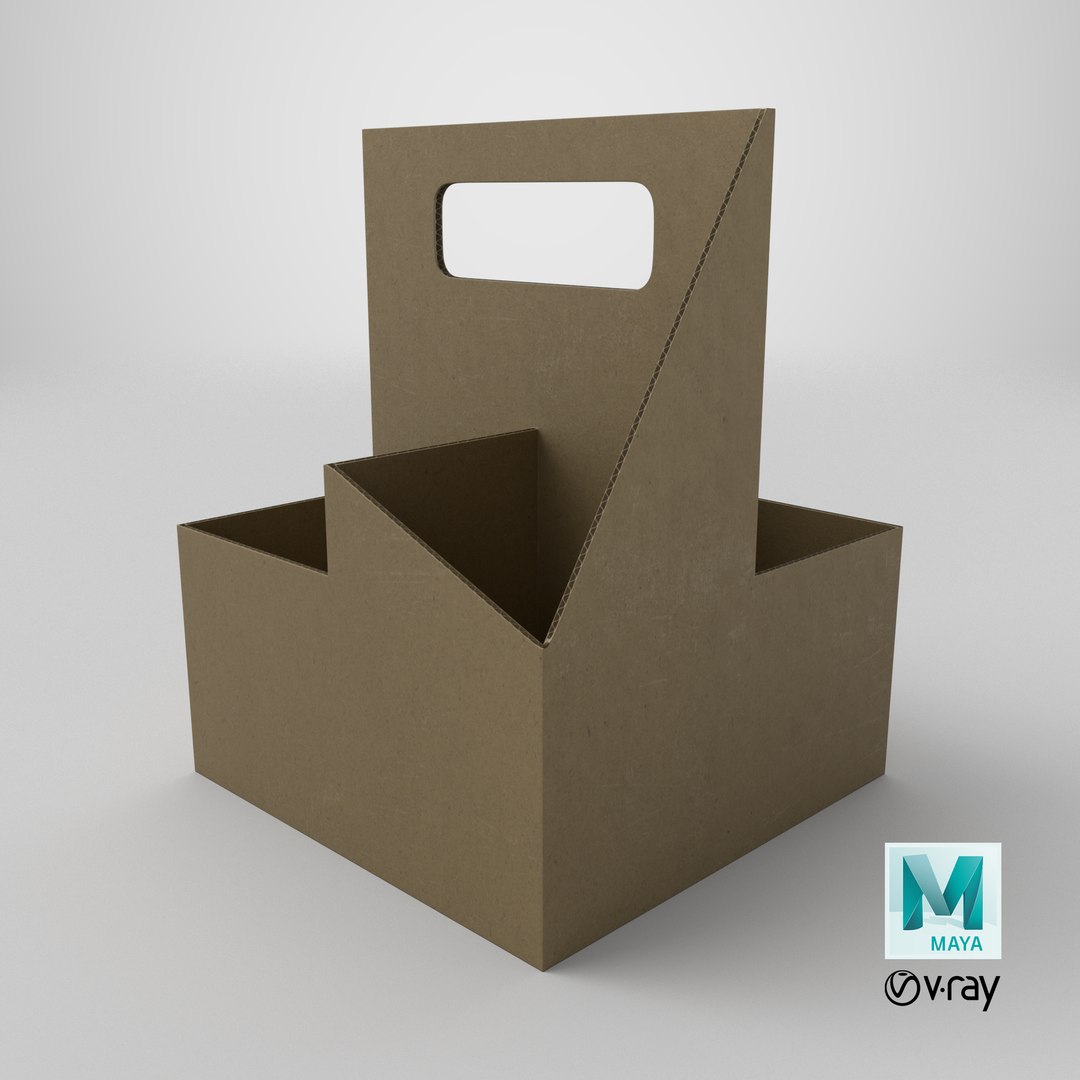 3D Kraft 4 Cup Carrier with Handle model https://p.turbosquid.com/ts-thumb/oW/lY2Q9a/el/stemcell_maya_vray_render/png/1715886662/1920x1080/fit_q87/0590585d48449ecacdd0908709e13a6ba1c9f196/stemcell_maya_vray_render.jpg