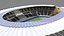 3D Olympiastadion Stadium Olympia Park Berlin