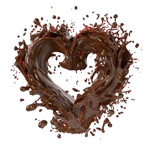 Chocolate splash v26 3D