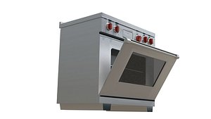 kitchen stove 3D model