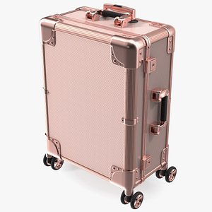 3D Professional Makeup Artist Trolley Closed Pink