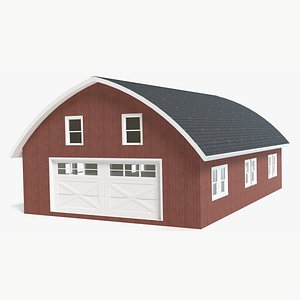 3d barn modeled