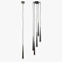 Azzardo stylo black ceiling light