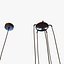 Azzardo stylo black ceiling light