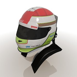 Sergio Perez 2013 Helmet 3d Max