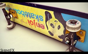 Skateboard Hyper-Real Model & Textures