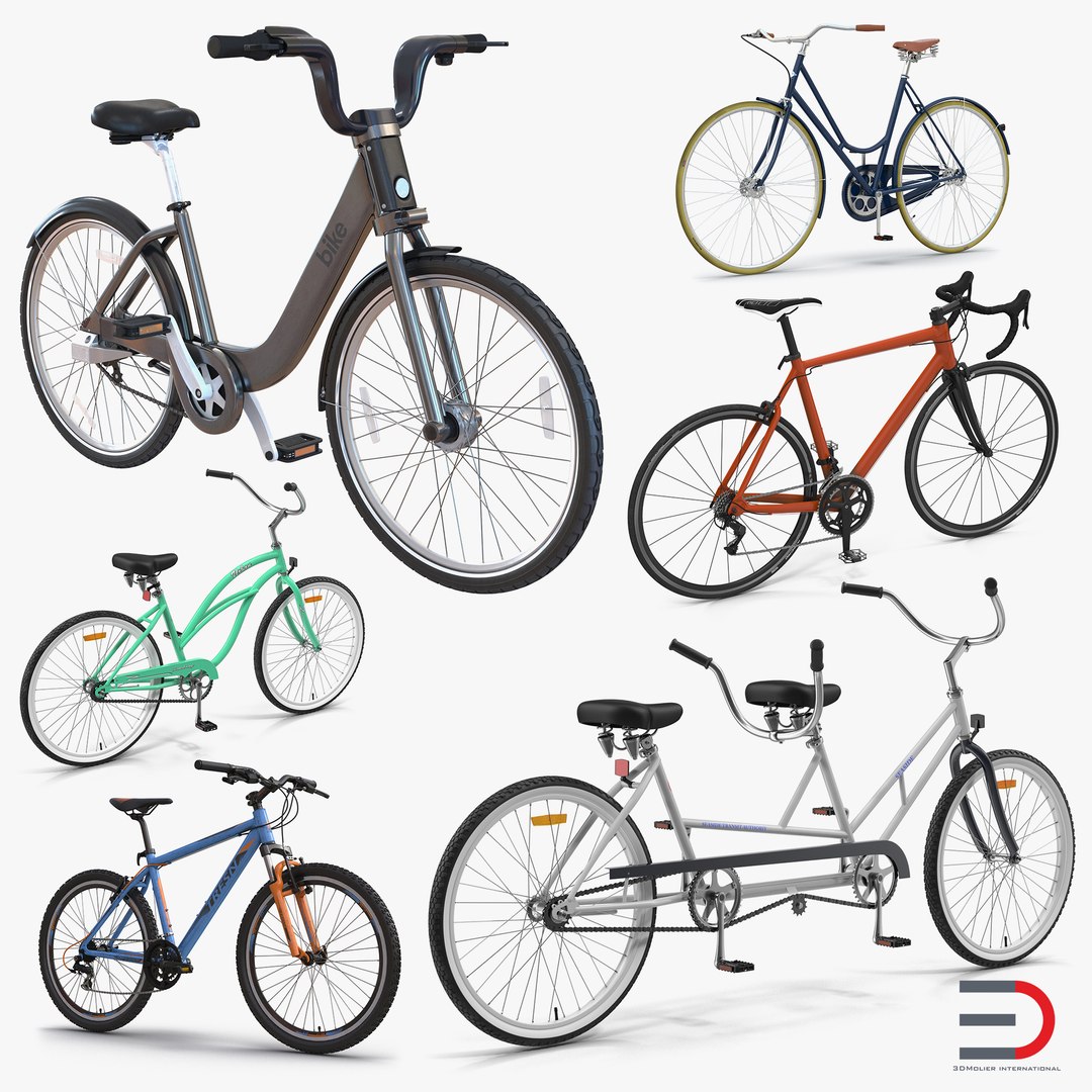 Bikes Collection 3 3D model preview