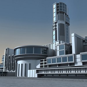 3D Modern City 16 model