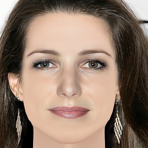 Kristin Davis Head - No Hair - Low poly head for game