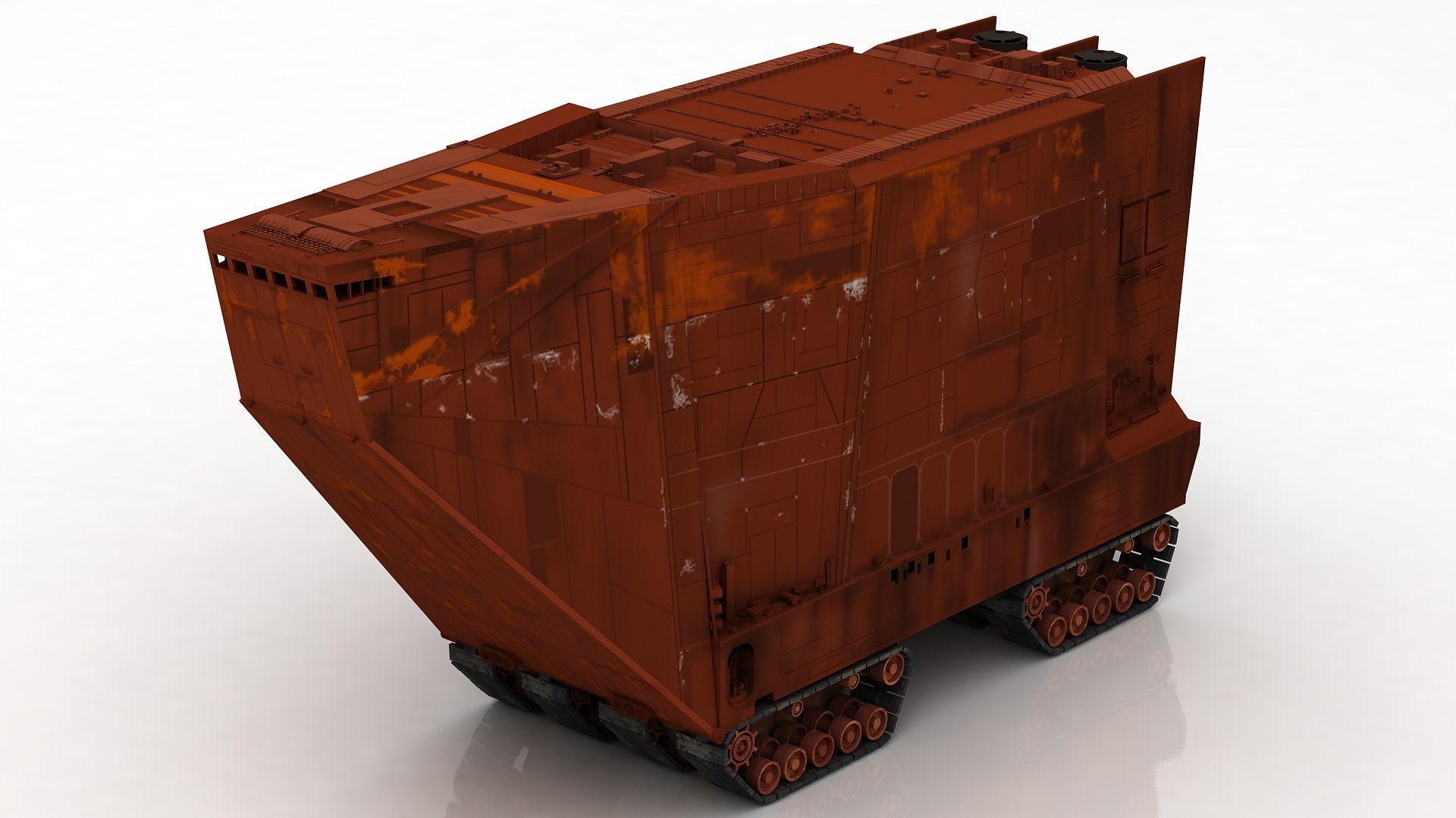Sand crawler spacecraft spaceship 3D model - TurboSquid 1622880