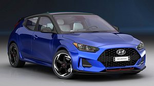 hyundai veloster turbo 2019 3D model