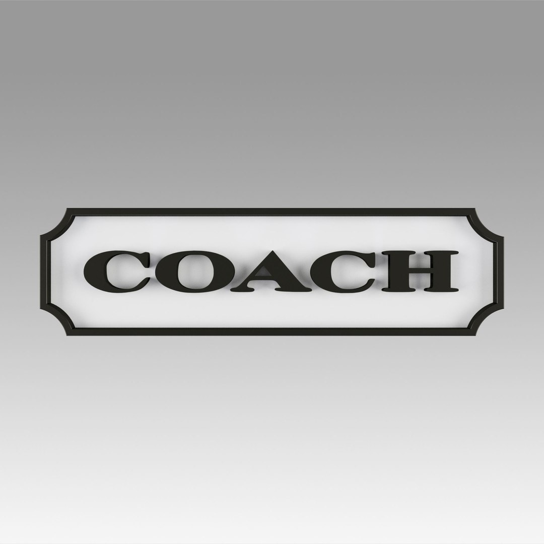 Coach Emblem logo 3D - TurboSquid 1961512