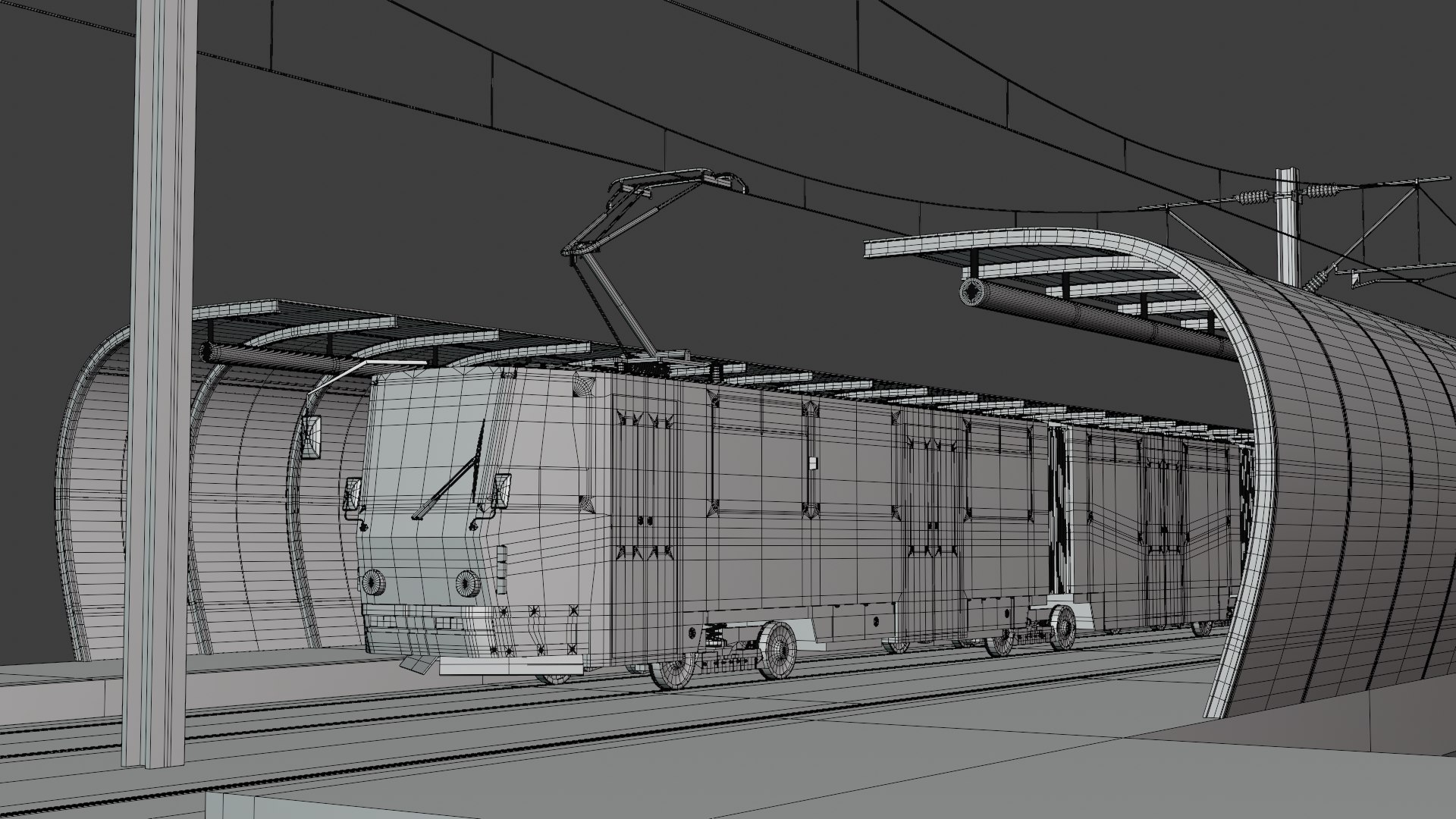 3D KT8D5 Tram Stops Collection - TurboSquid 2171097