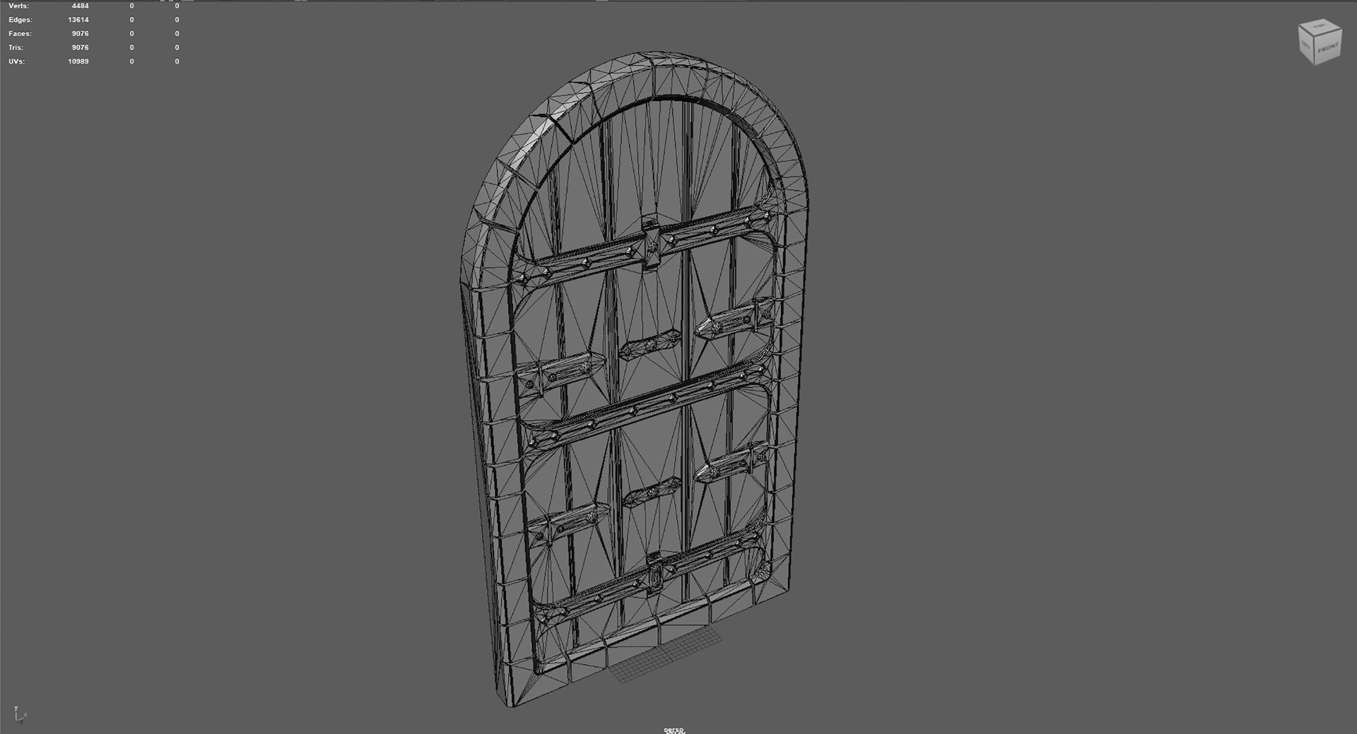 3D Medieval Wooden Door - TurboSquid 2346651