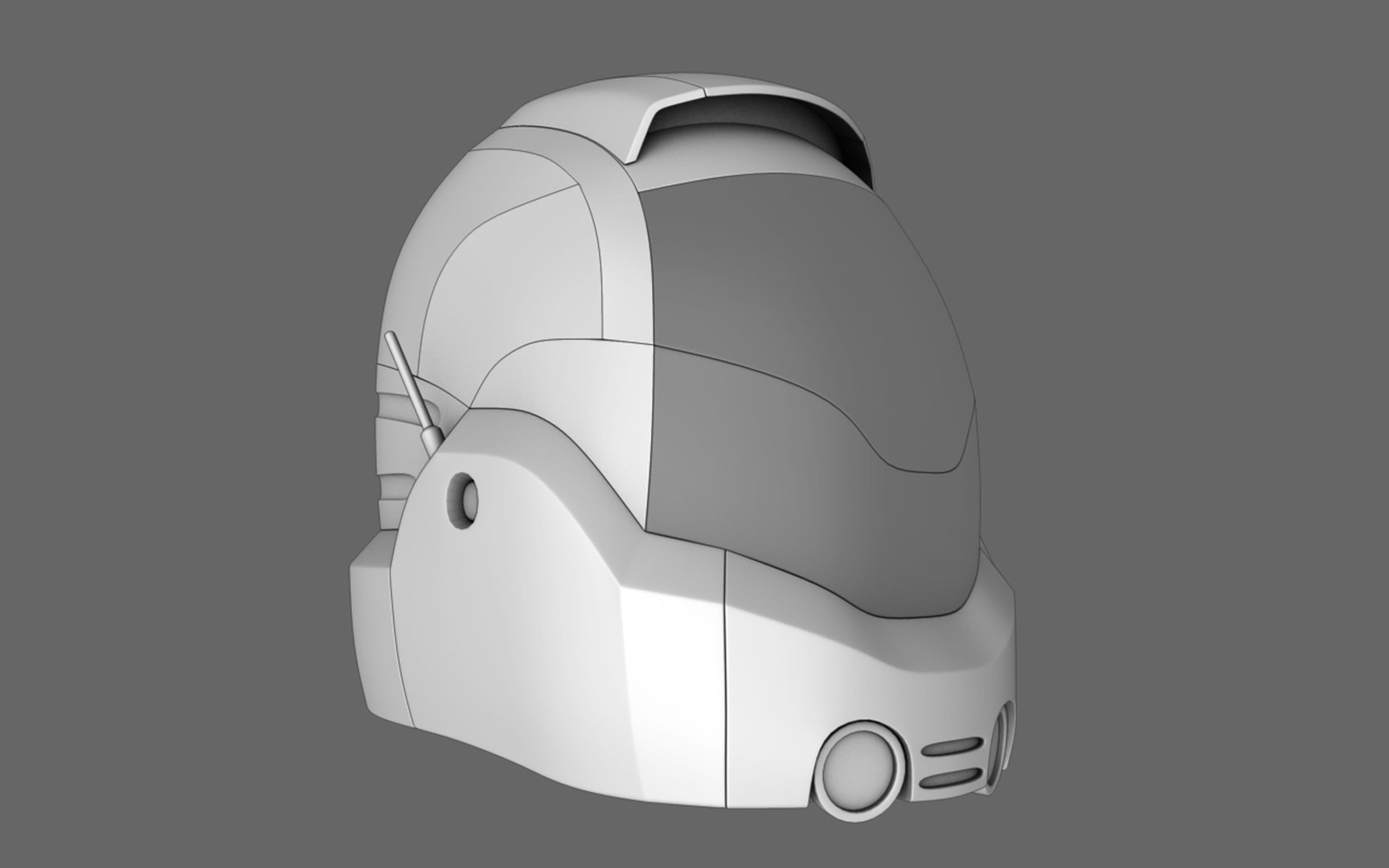 3D Model Sci Fi Helmet 07 - TurboSquid 2000996