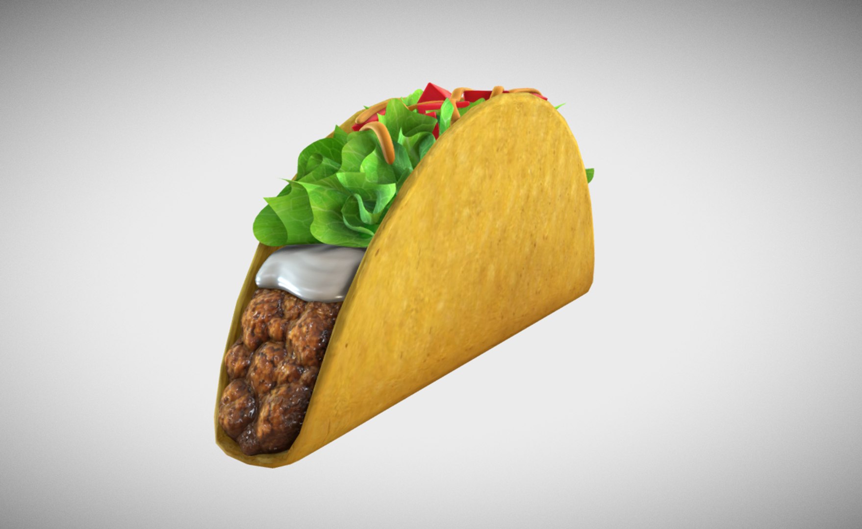 3D snack food taco https://p.turbosquid.com/ts-thumb/oX/Zxfgv2/WPNMkgLG/07/jpg/1524385166/1920x1080/fit_q87/33ead5bd4457acdf5fea453a4ee98c0f24e10547/07.jpg
