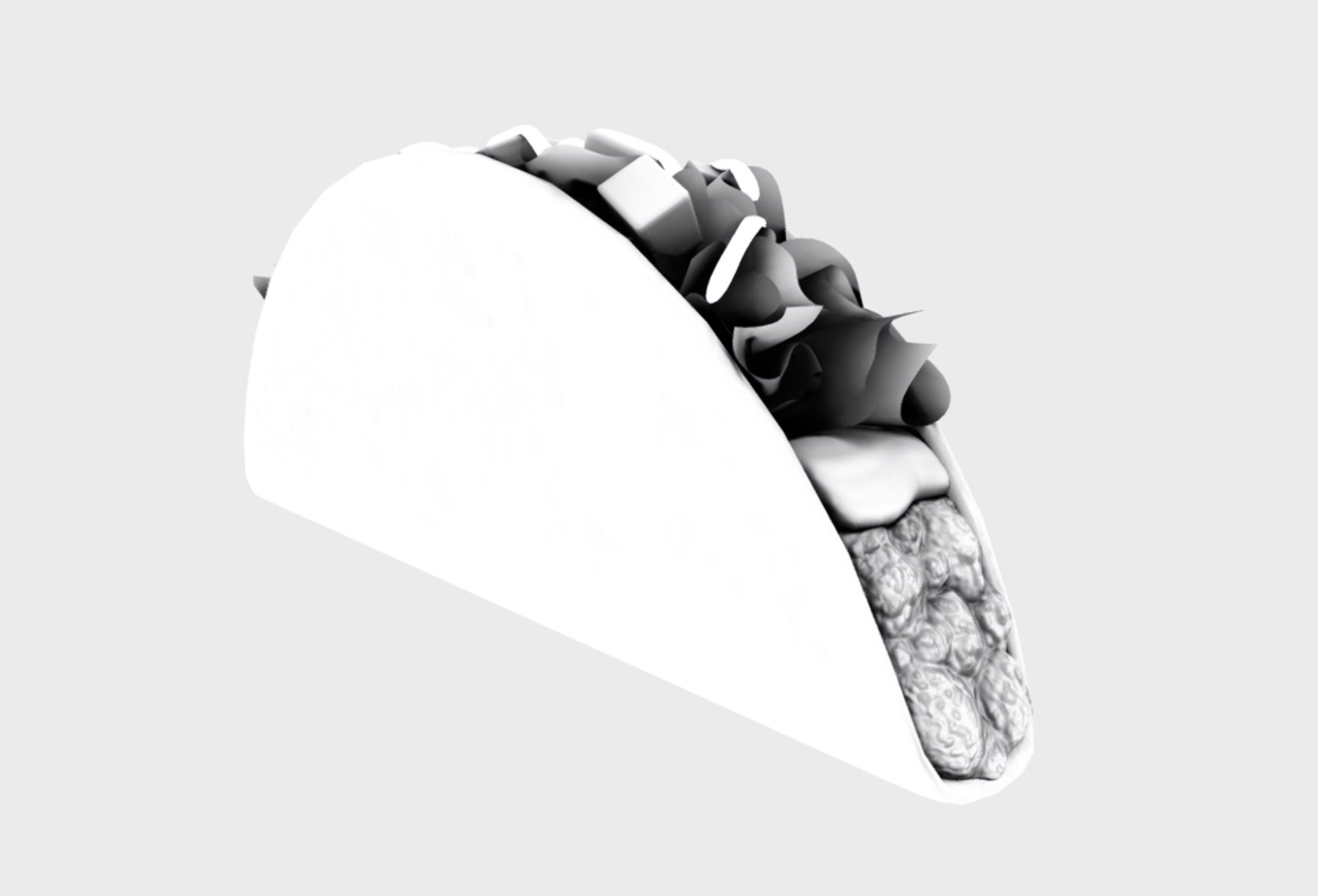 3D snack food taco https://p.turbosquid.com/ts-thumb/oX/Zxfgv2/vzYagSH0/09/jpg/1524385166/1920x1080/fit_q87/bd579c42fb13f9dafe191d575117632337f00dd1/09.jpg