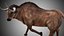 Low Poly Rigged Buffalo/Bull Taurus